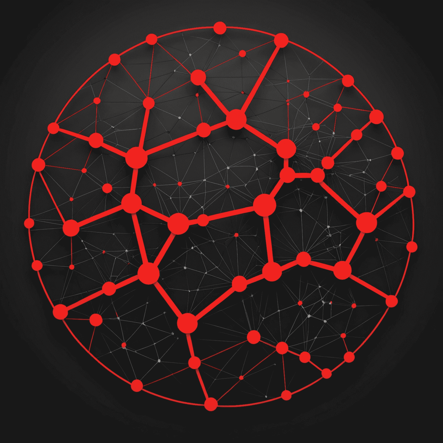 PulseNetTech logo in red and black colors, depicting a stylized network pulse